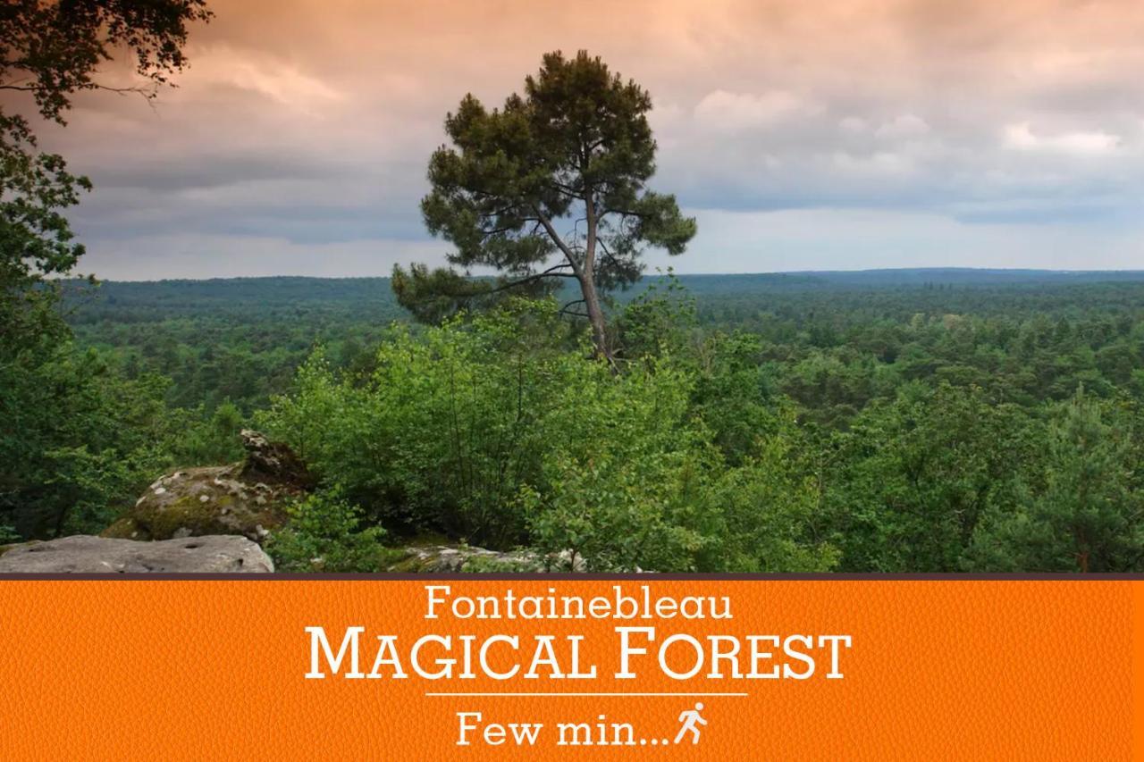 Duplex Standing 7Min➤Fontainebleau-Insead⎮45Min➤Paris Veneux-les-Sablons Exterior foto