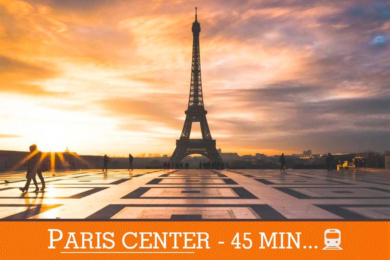 Duplex Standing 7Min➤Fontainebleau-Insead⎮45Min➤Paris Veneux-les-Sablons Exterior foto